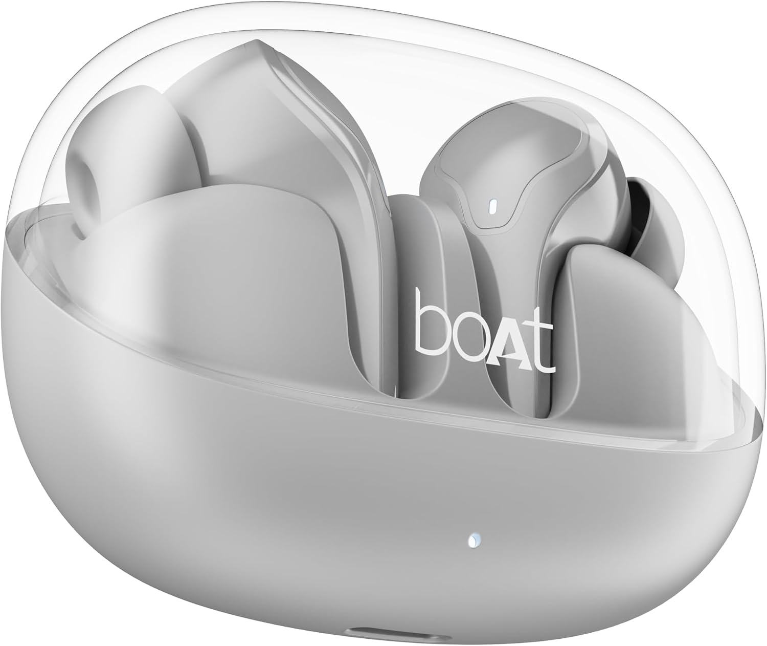 boAt Airdopes 311 Pro true wireless earbuds and charging case in Space Grey